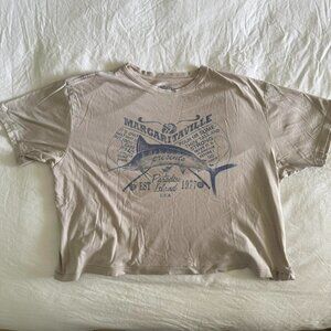 Cropped margaritaville t shirt XL